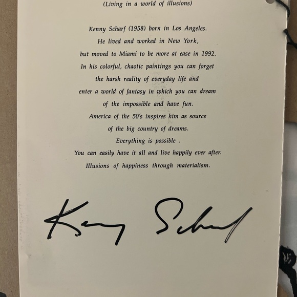 COPY - Pop Artist Kenny Scharf 1992 for Bohemian shirts. COLLECTORS Super RARE! - Picture 7 of 13